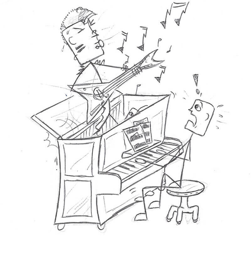 Ontdek de piano! leer pianospelen van Henk Govaers, pianoleraar in Tilburg